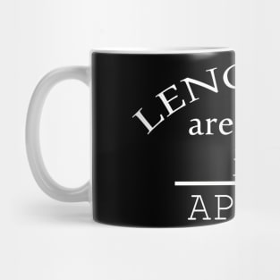 legends are born in april Mug